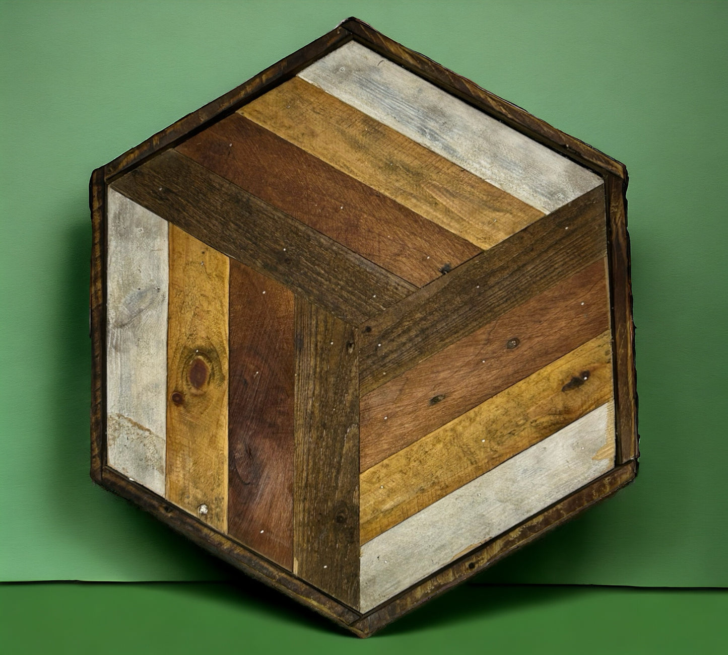 Four Colour Reclaimed Wood Wall Art
