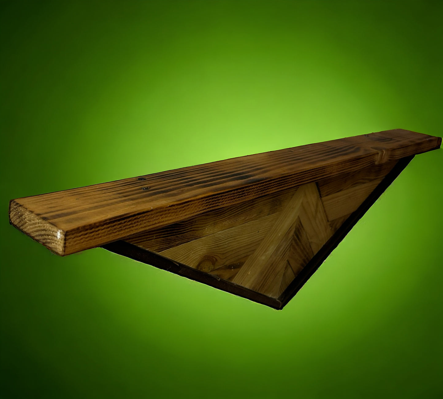 Slim Shelf Reclaimed Wood Wall Art