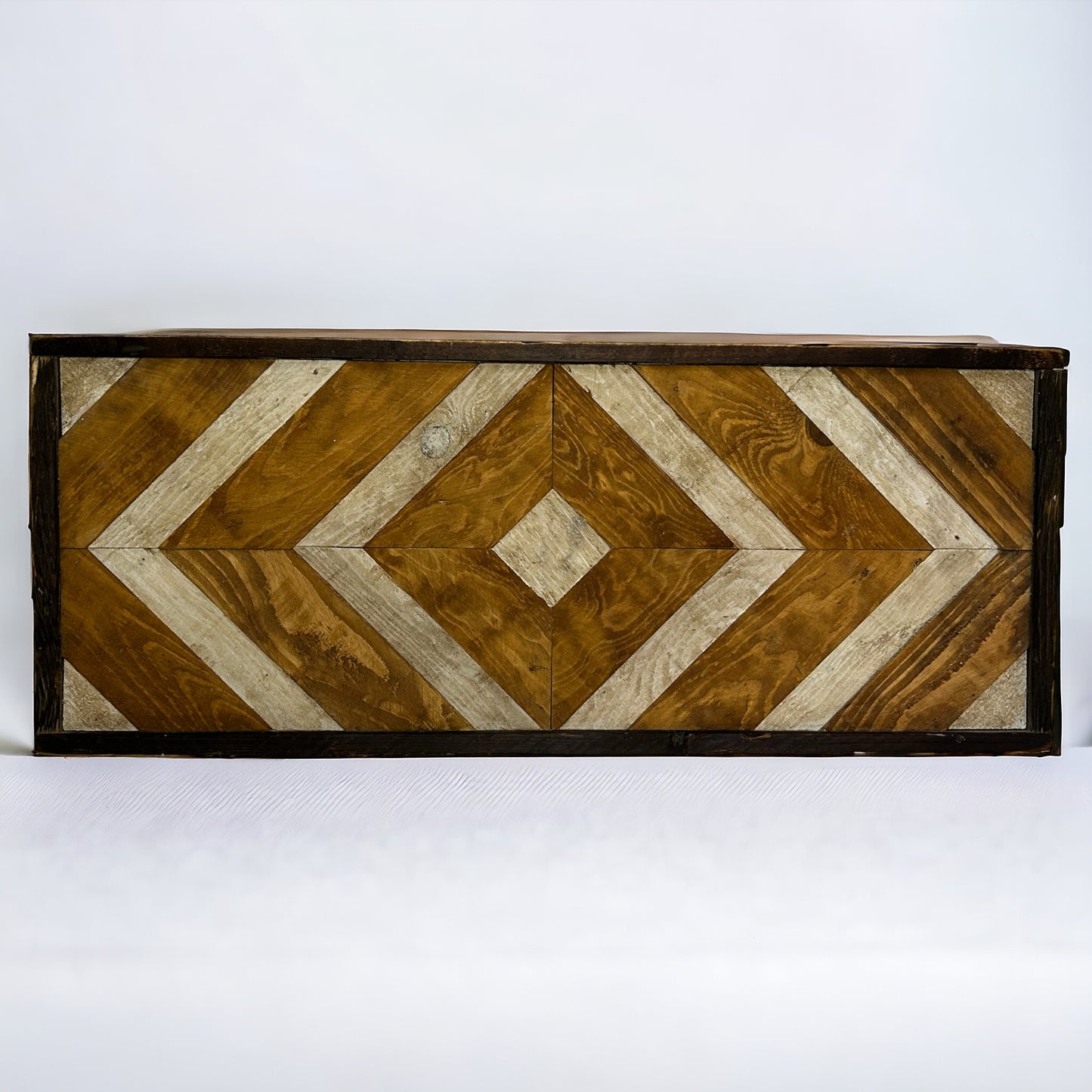 Rustic Reclaimed Wood Patterned Wall Art