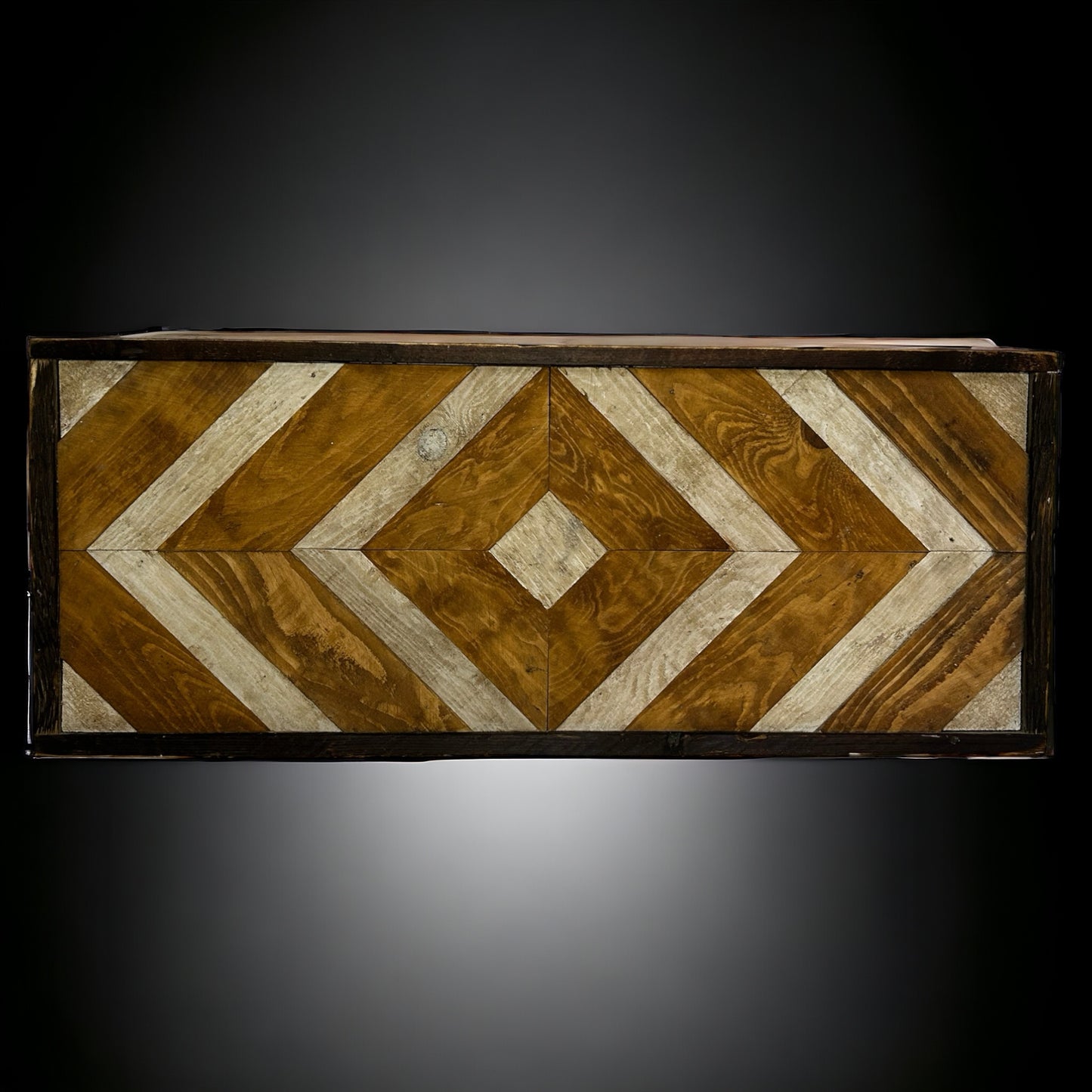 Rustic Reclaimed Wood Patterned Wall Art