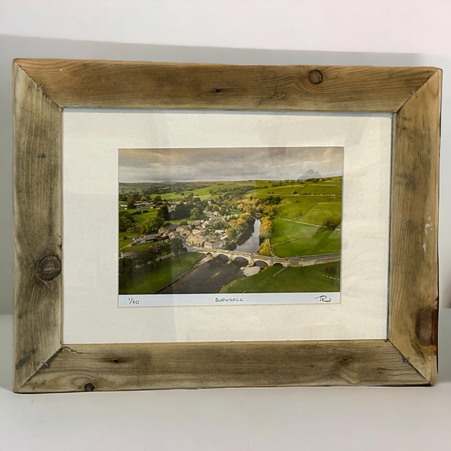 Stunning Burnsall Image in Reclaimed Wood Frame.