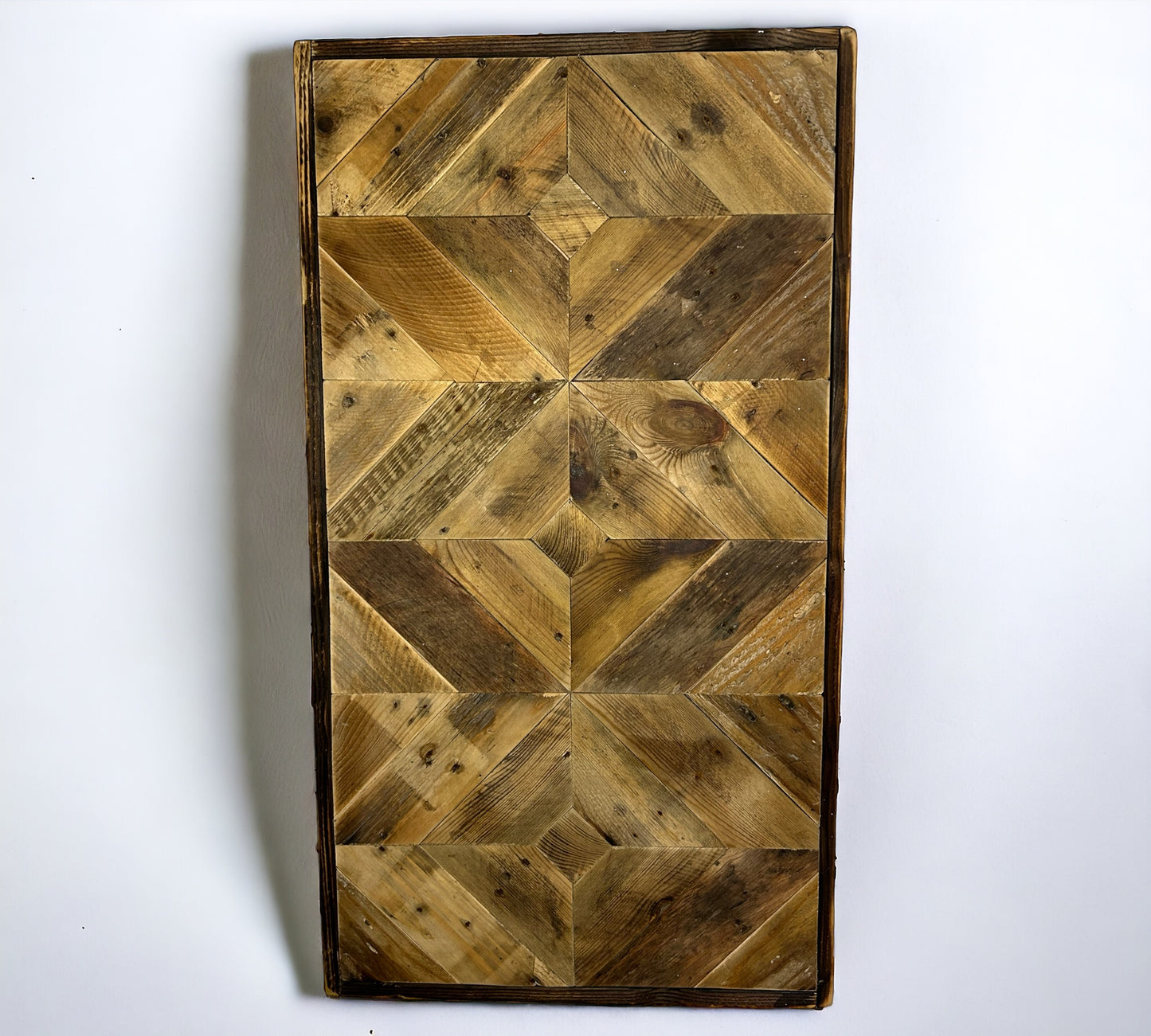Rectangular Wooden Reclaimed Wall Art.