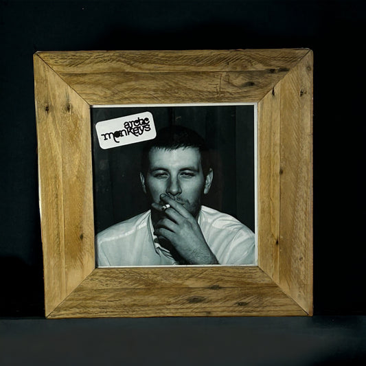 Arctic Monkeys Cover Framed in Reclaimed Wood 