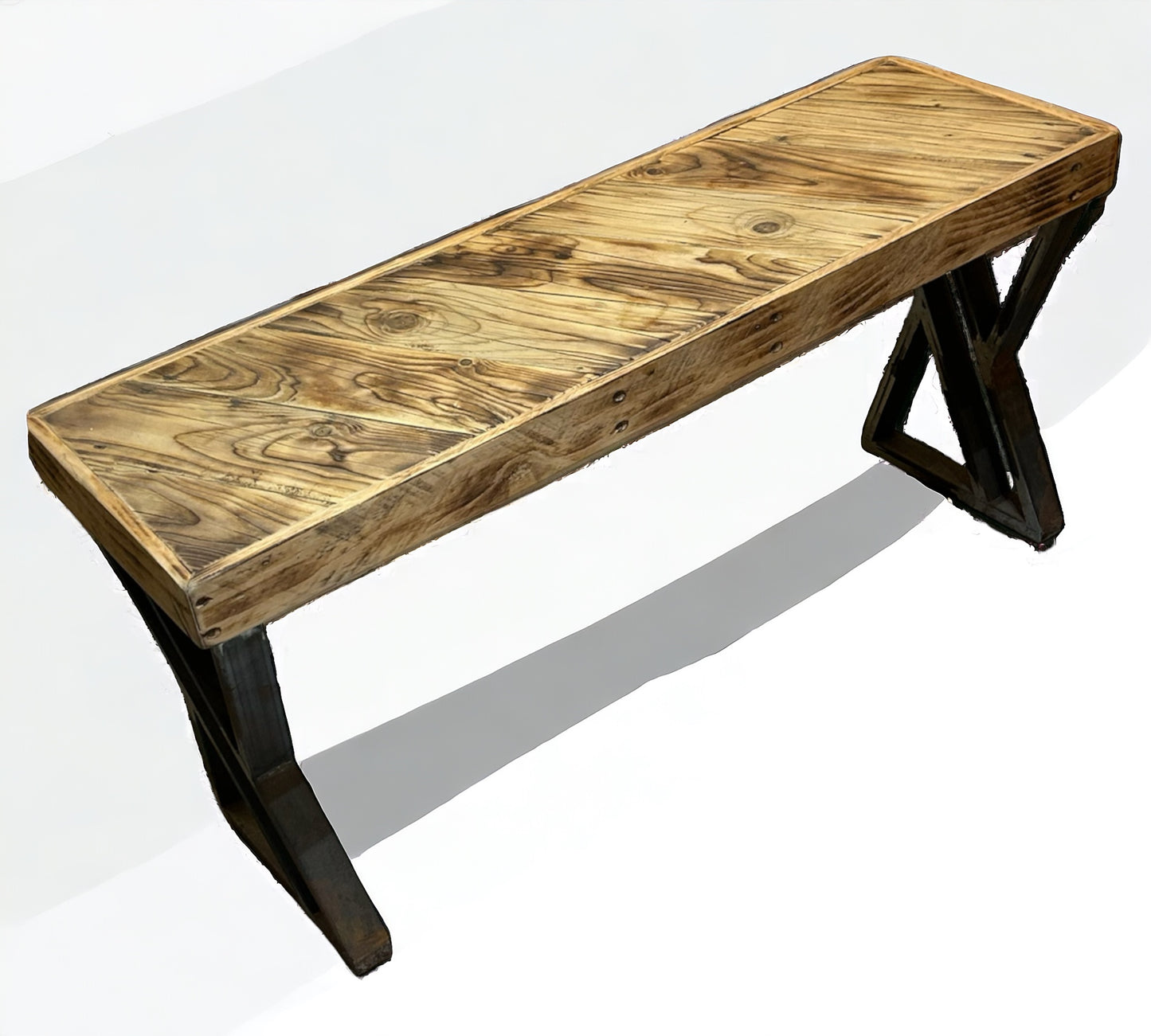 Reclaimed Wood Bench 