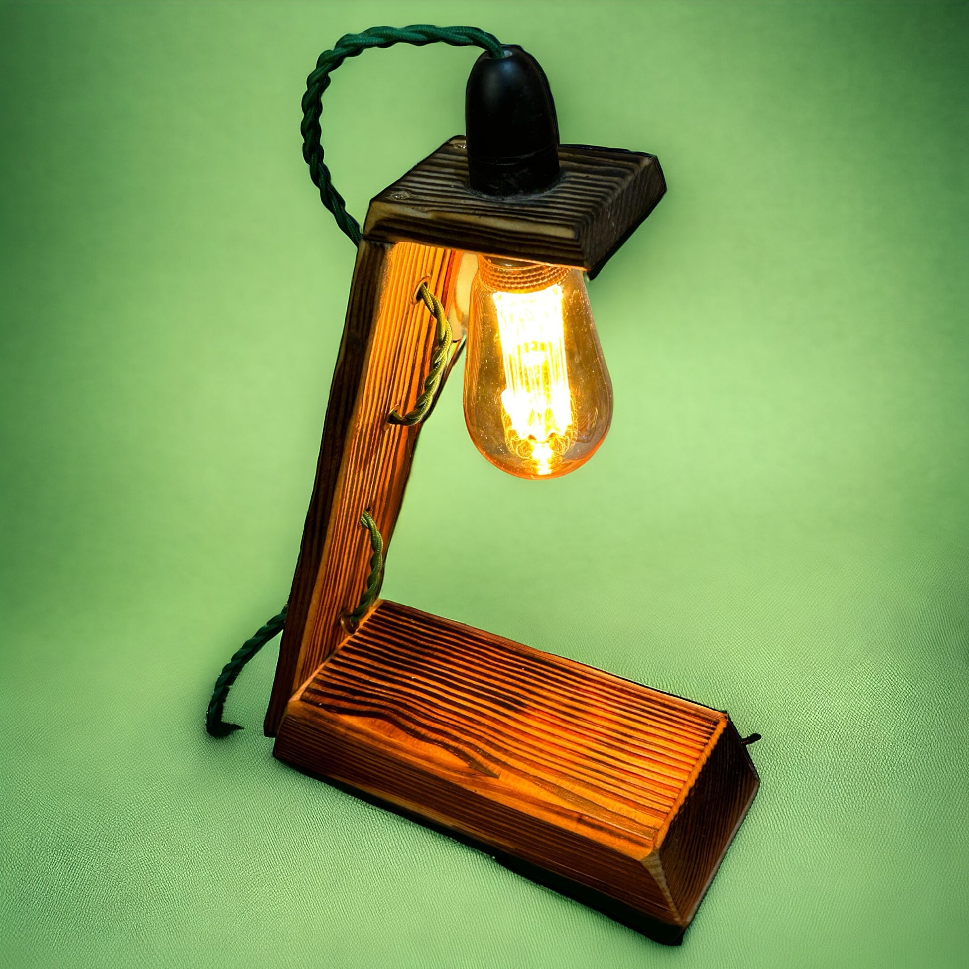 Stunning Reclaimed Wood Single Lamp 