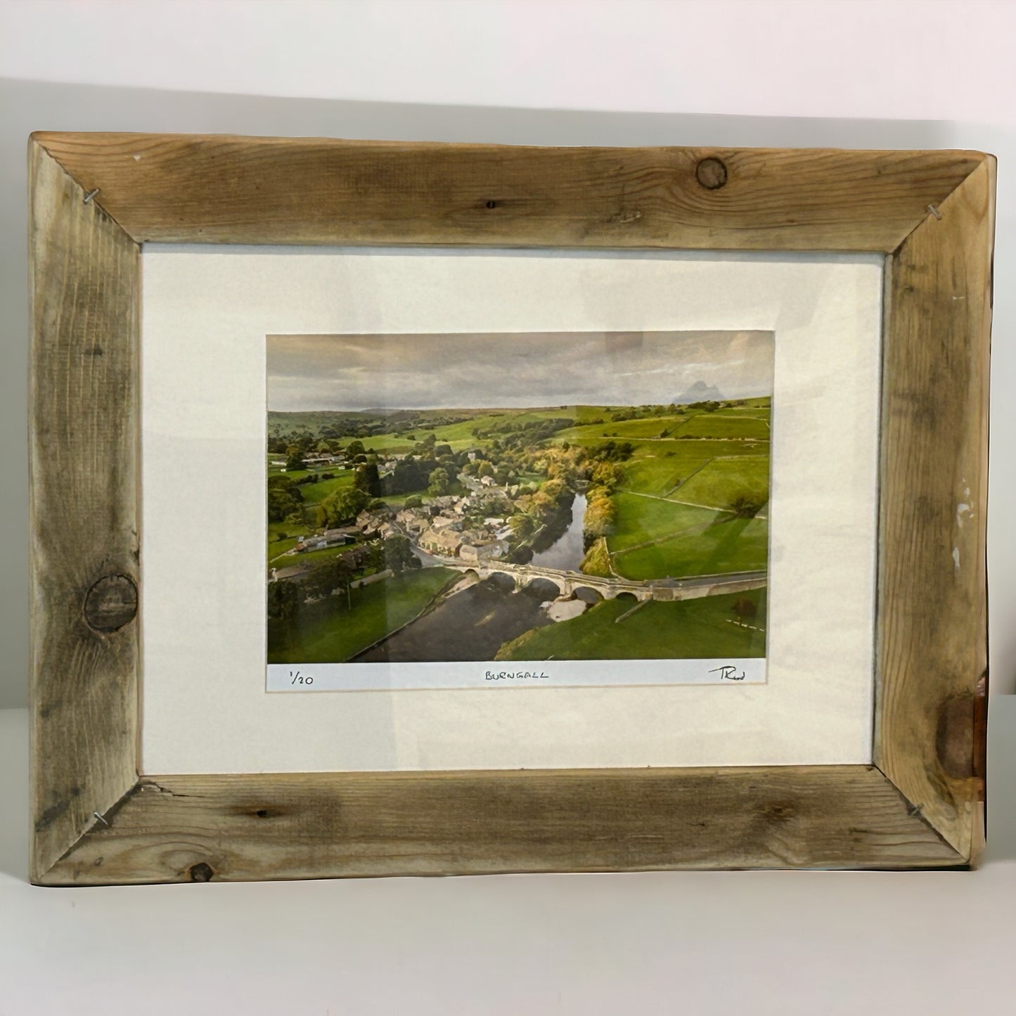 Stunning Burnsall Image in Reclaimed Wood Frame. 